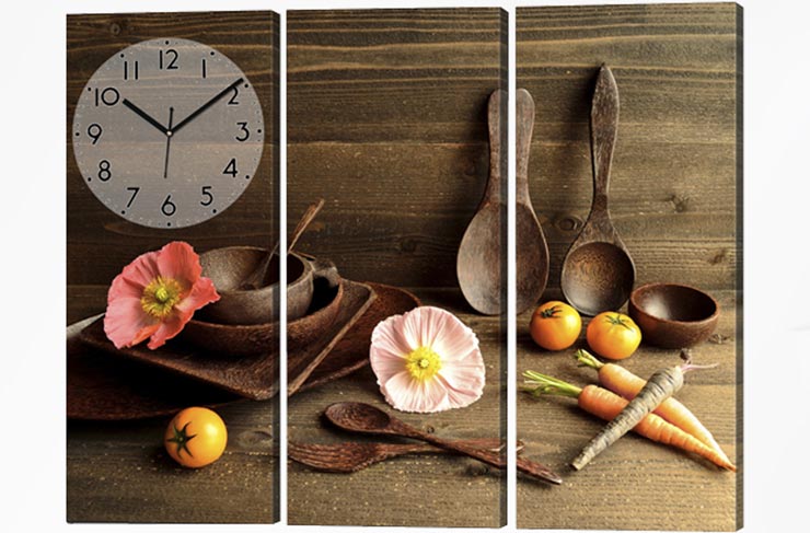 Часы и картины на кухню